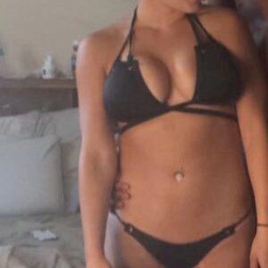 ASOS Black Strappy Bikini Top